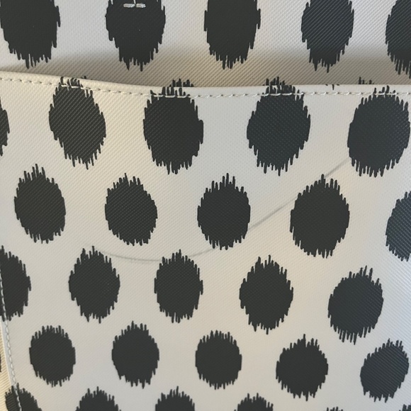 Kate Spade Black and White Ikat Riley Tote - Picture 12 of 14